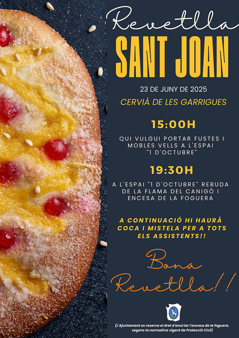 Revetlla de Sant Joan a Cervià de les Garrigues