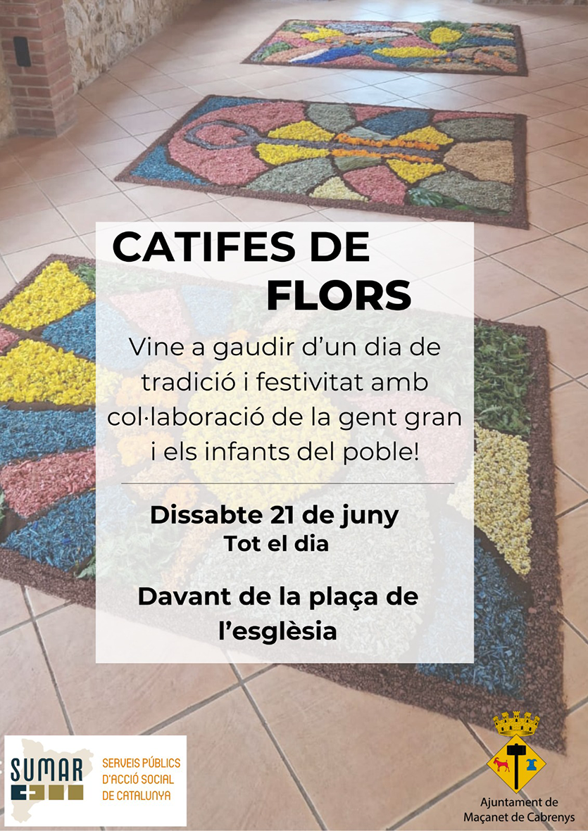 Catifes de Flors a Maçanet de Cabrenys