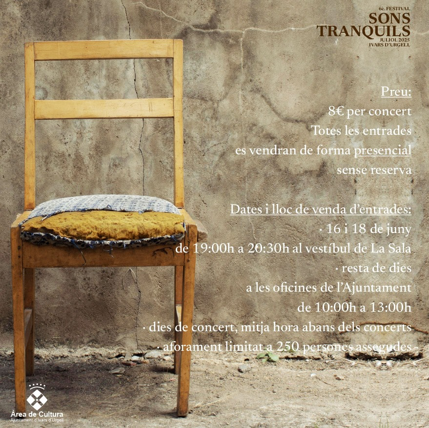 Festival Sons Tranquils a Ivars d'Urgell