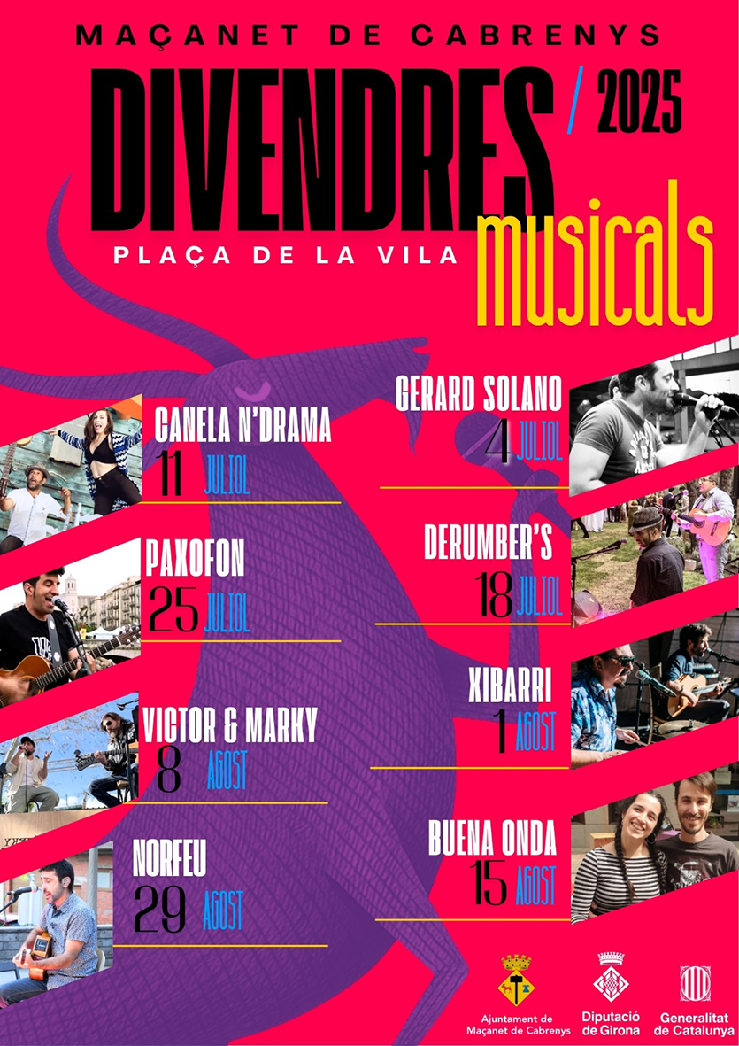 Divendres musicals a Maçanet de Cabrenys