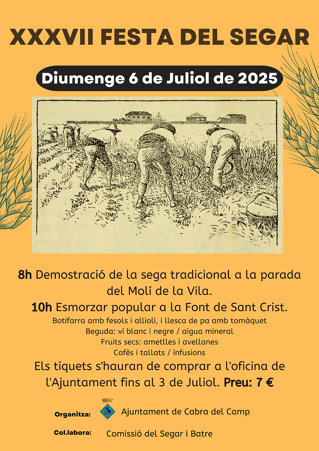 Festa del Segar a Cabra del Camp