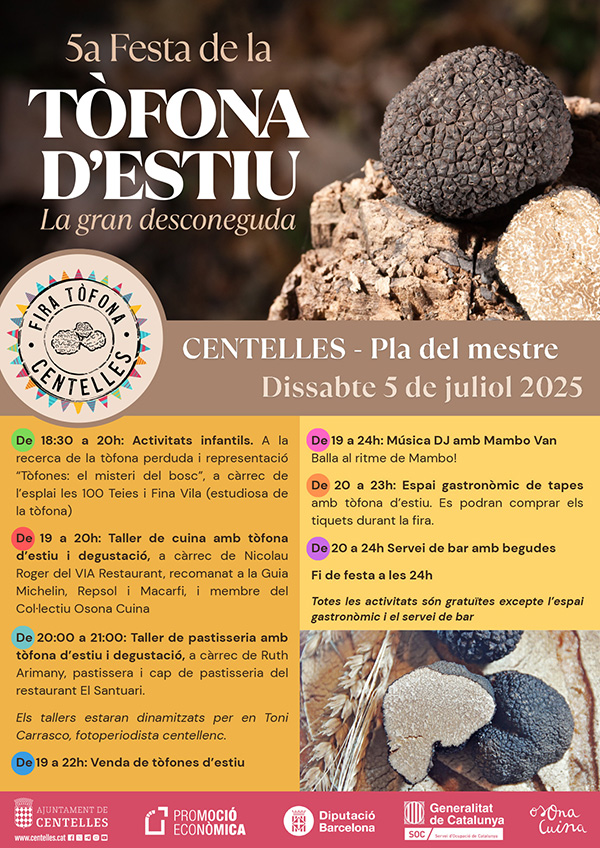Festa de la Tòfona d'estiu a Centelles