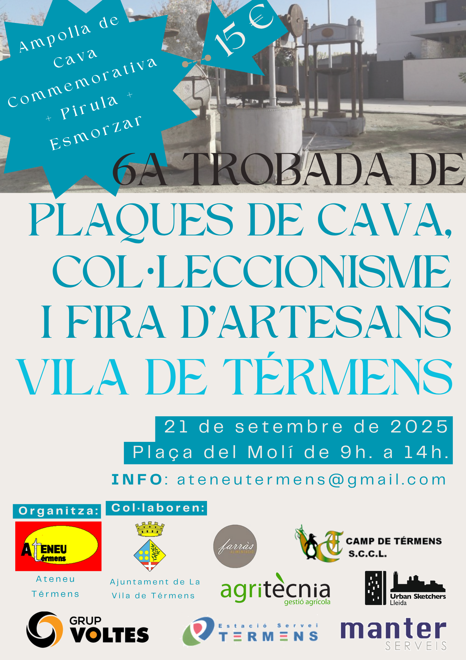 Trobada de Plaques de Cava, Col·leccionisme i Fira d'Artesans a la Vila de Térmens