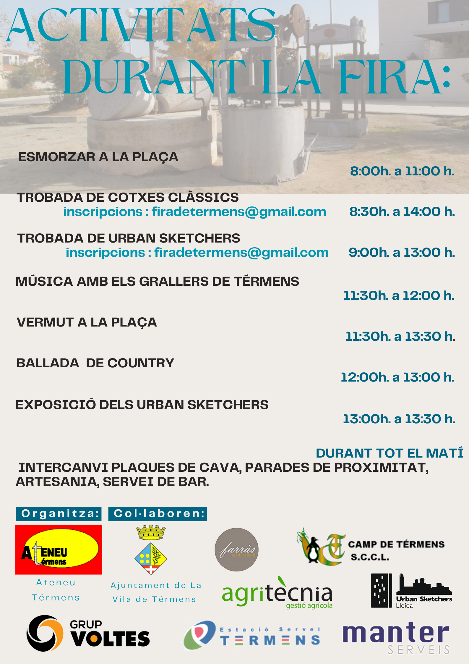 Trobada de Plaques de Cava, Col·leccionisme i Fira d'Artesans a la Vila de Térmens