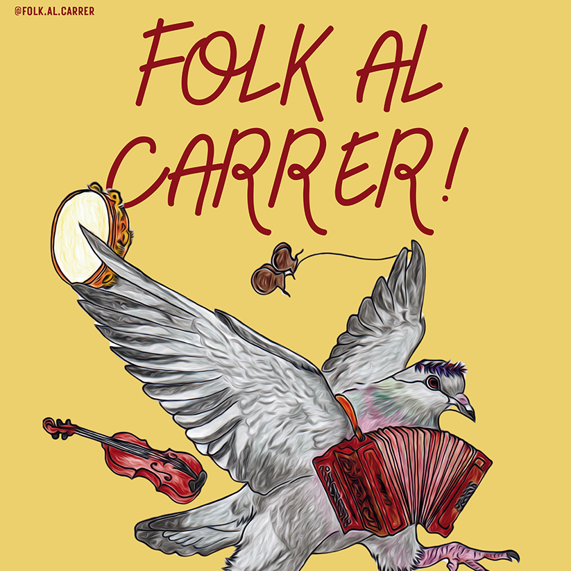 Folk al carrer a Santa Coloma de Queralt