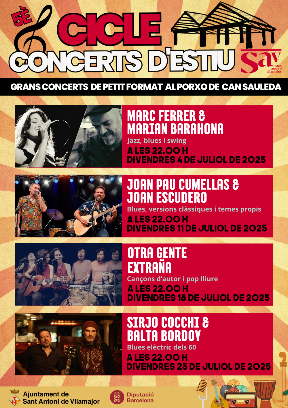 Cicle de Concerts d'estiu a Sant Antoni de Vilamajor