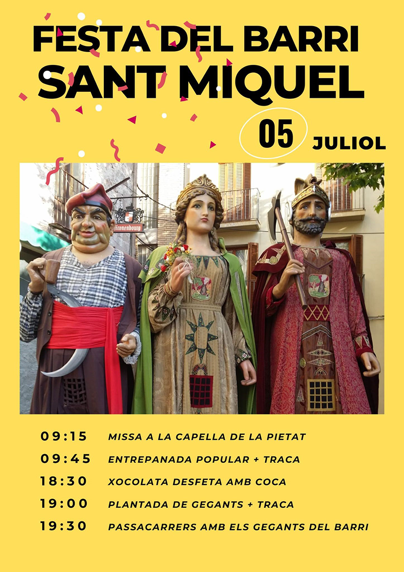 Festa del Barri Sant Miquel de Cardona