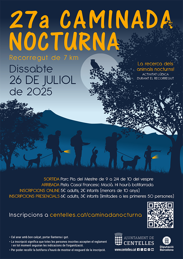 Caminada nocturna a Centelles