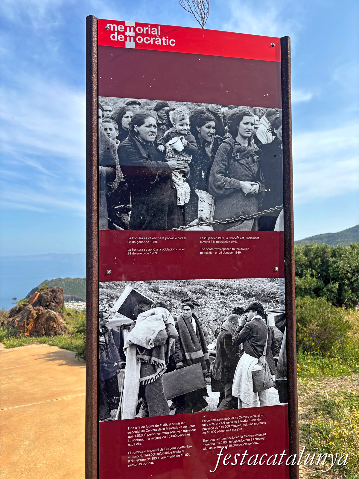 Portbou - Memorial de l'Exili republicà al coll dels Belitres 