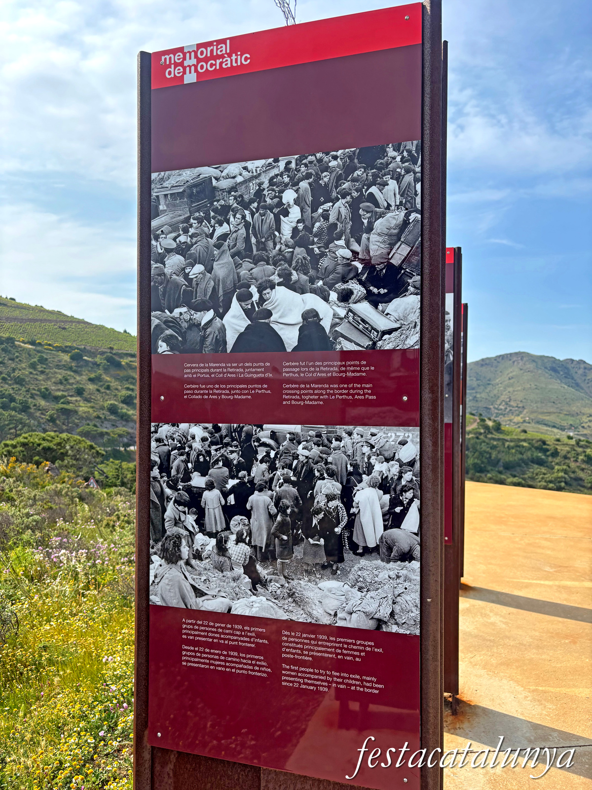 Portbou - Memorial de l'Exili republicà al coll dels Belitres 