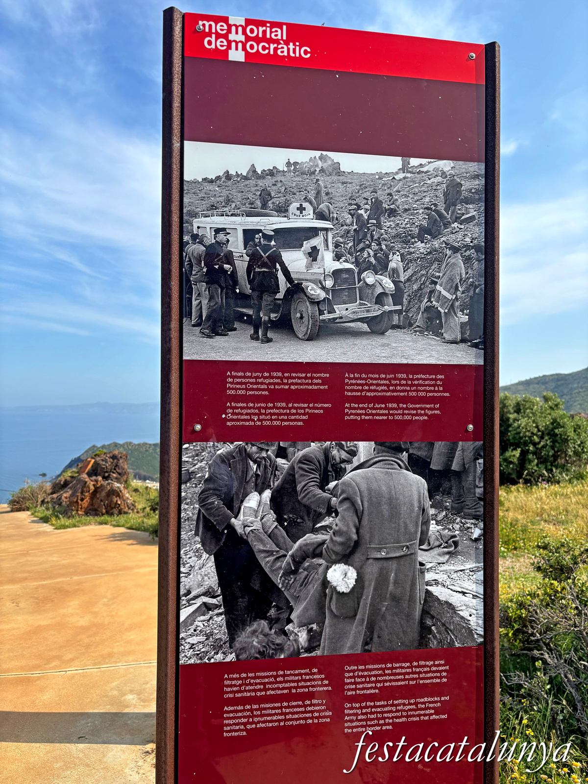 Portbou - Memorial de l'Exili republicà al coll dels Belitres