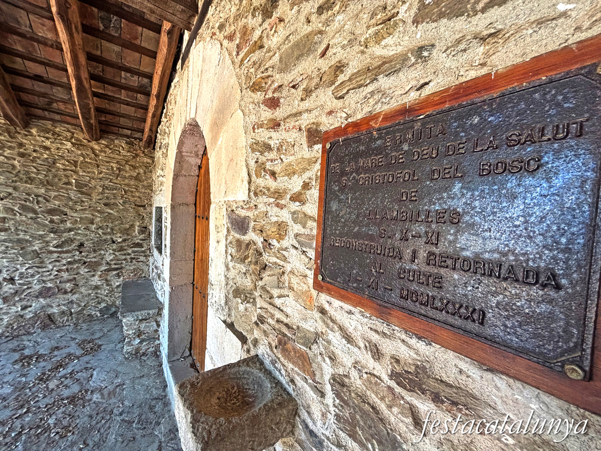 Llambilles - Sant Cristòfol del Bosc actual Mare de Déu de la Salut
