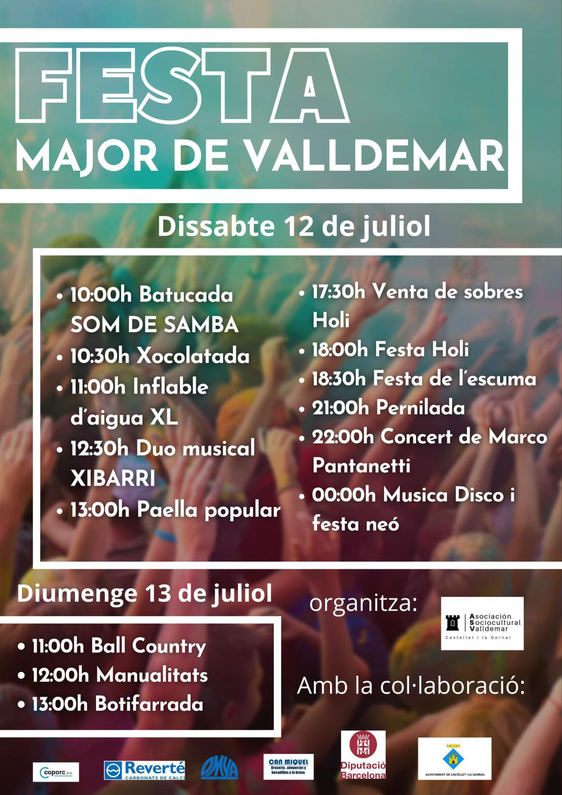 Festa Major de Valldemar a Castellet i la Gornal