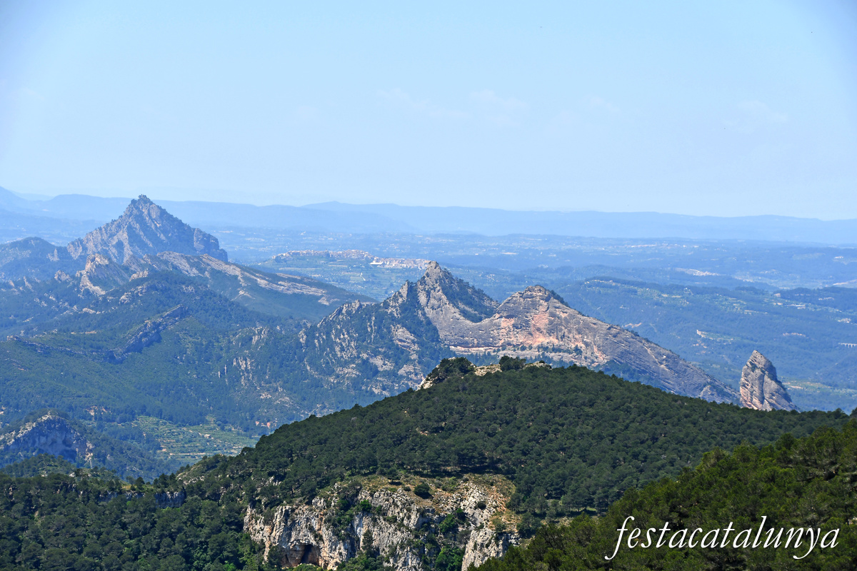 Pinell de Brai - Espais de la Batalla de l'Ebre - Mirador de la serra de Pàndols de la Punta Alta a la cota 705 