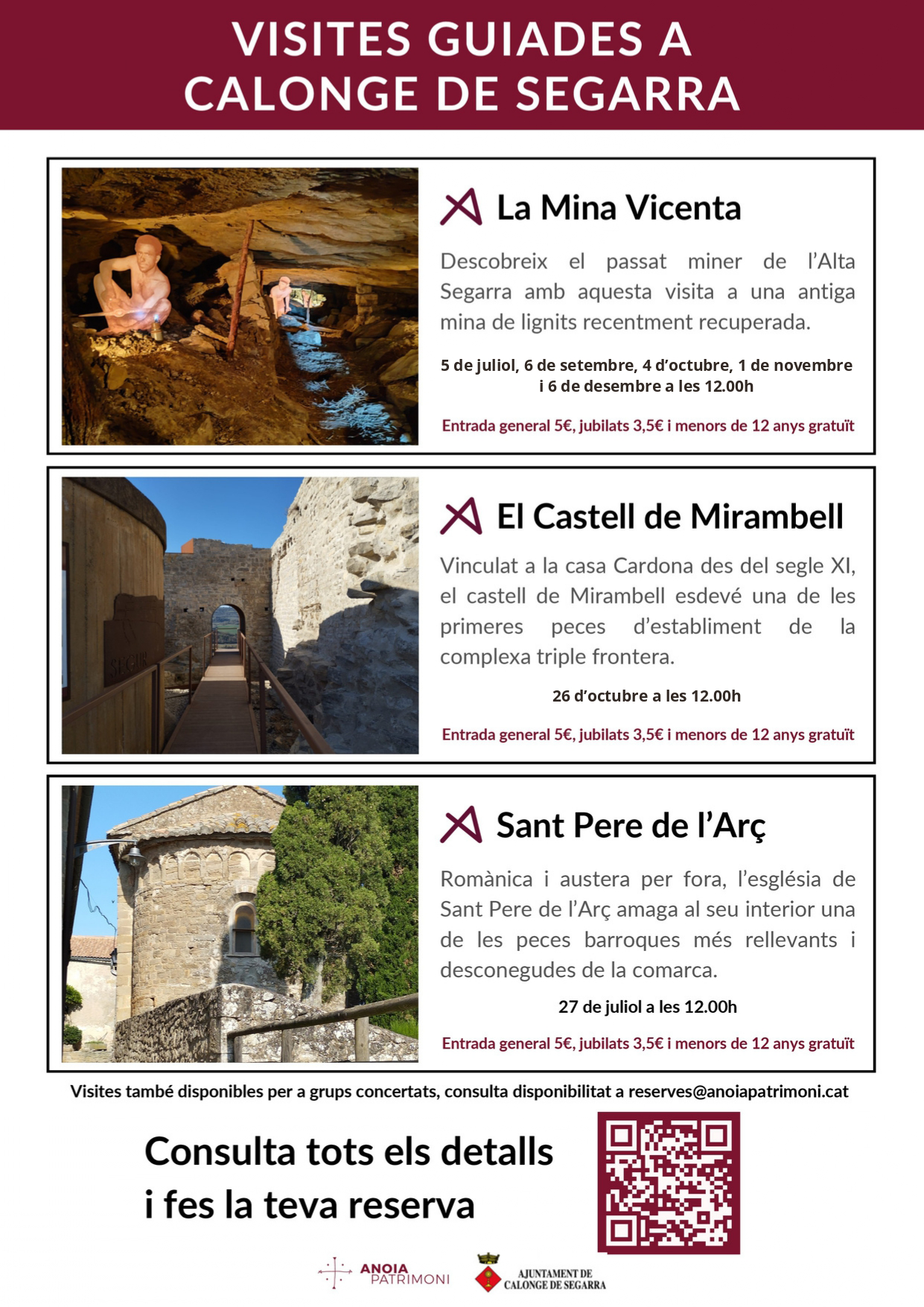 Visites Guiades a Calonge de Segarra