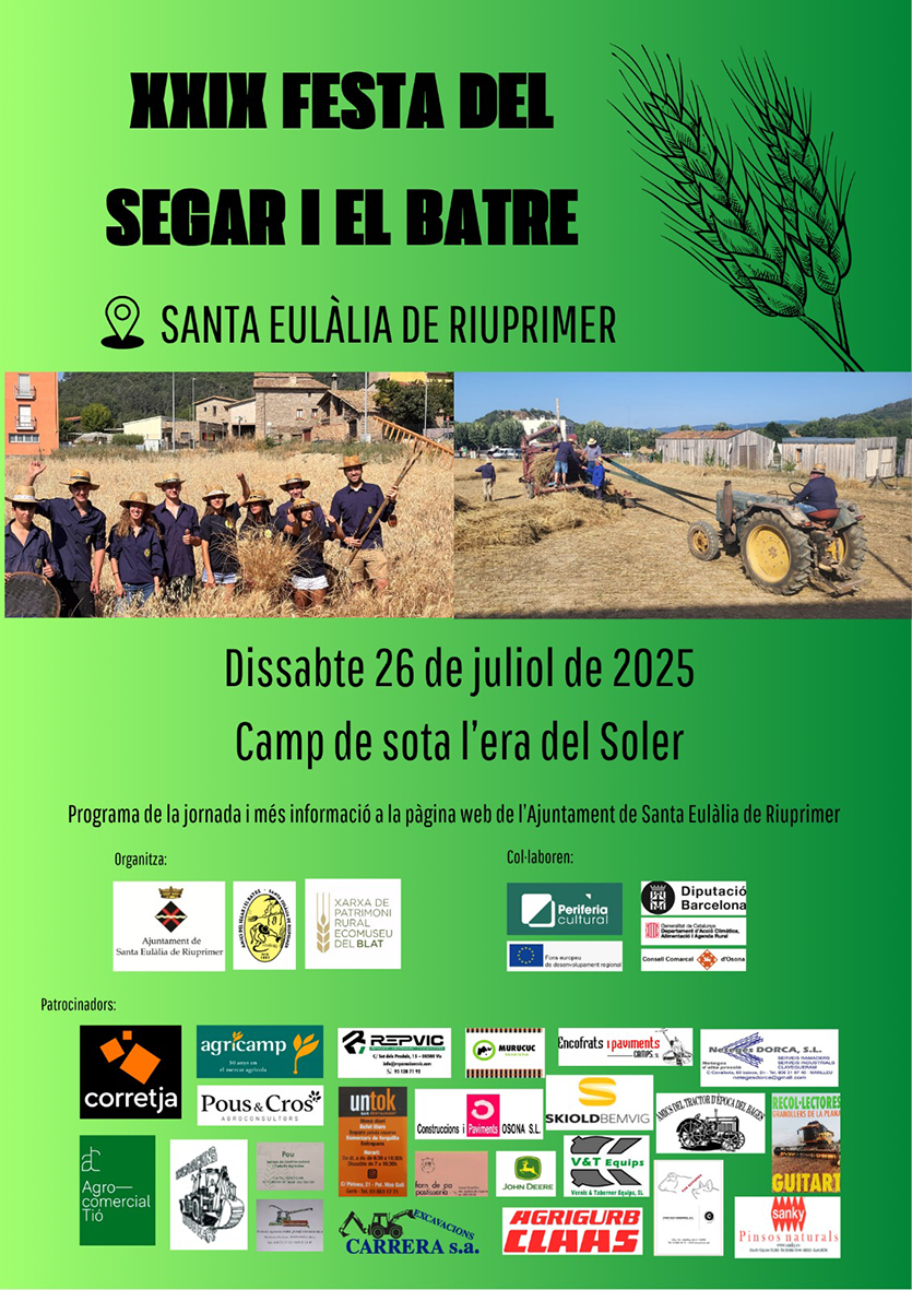 Festa del Segar i el Batre a Santa Eulàlia de Riuprimer