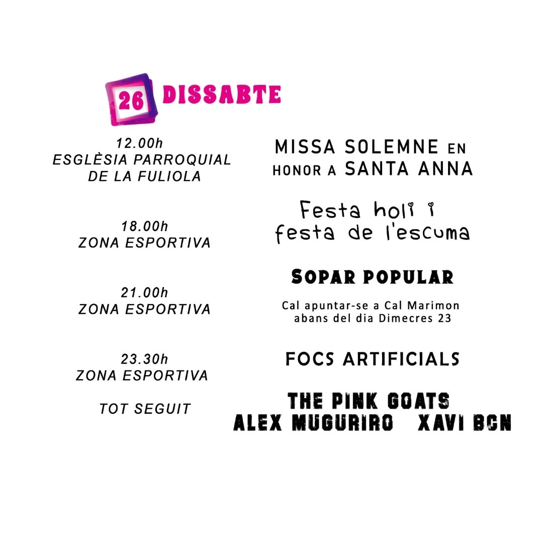 Festa Major de La Fuliola