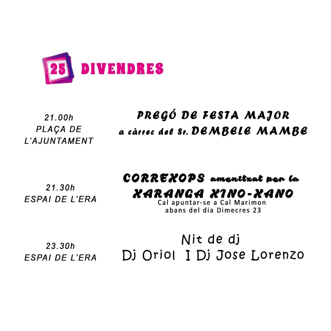 Festa Major de La Fuliola