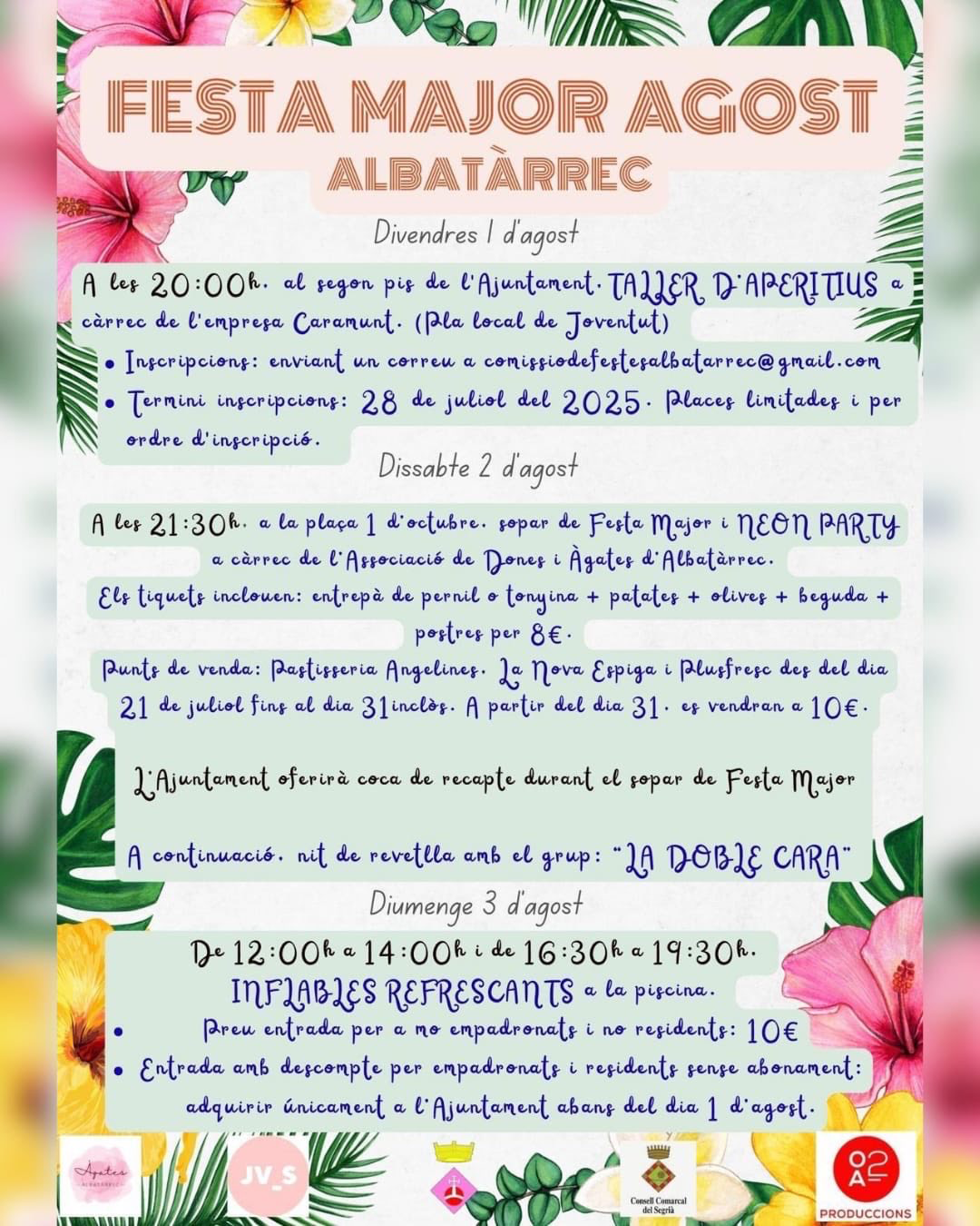 Festa Major d'Agost d'Albatàrrec