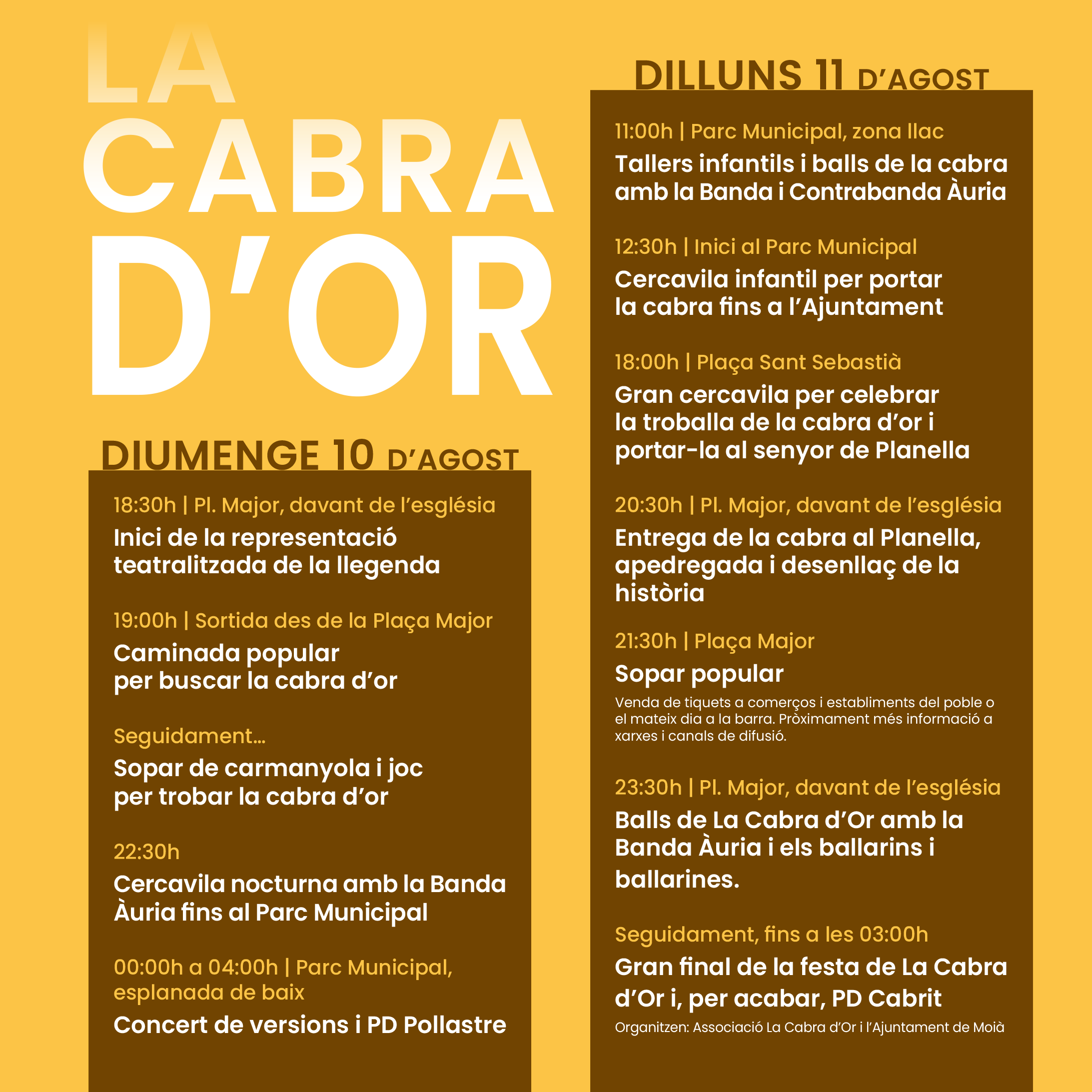 La Cabra d'Or de Moià