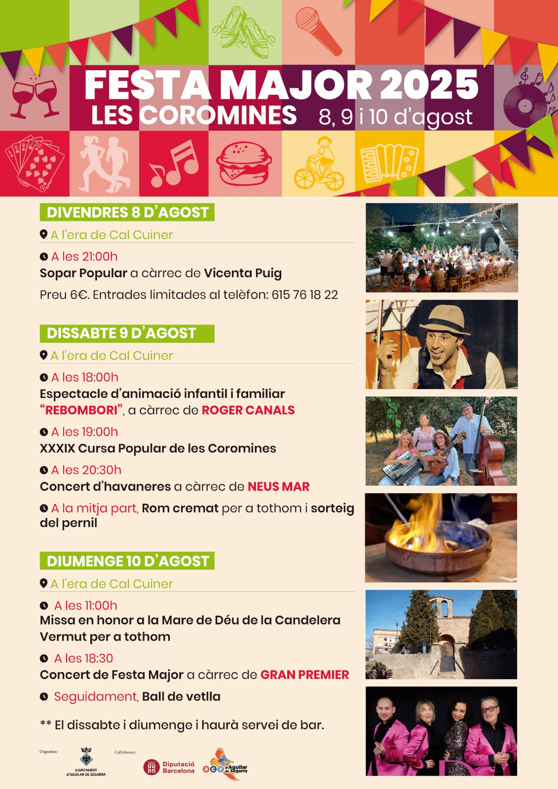 Festa Major Les Coromines a Aguilar de Segarra