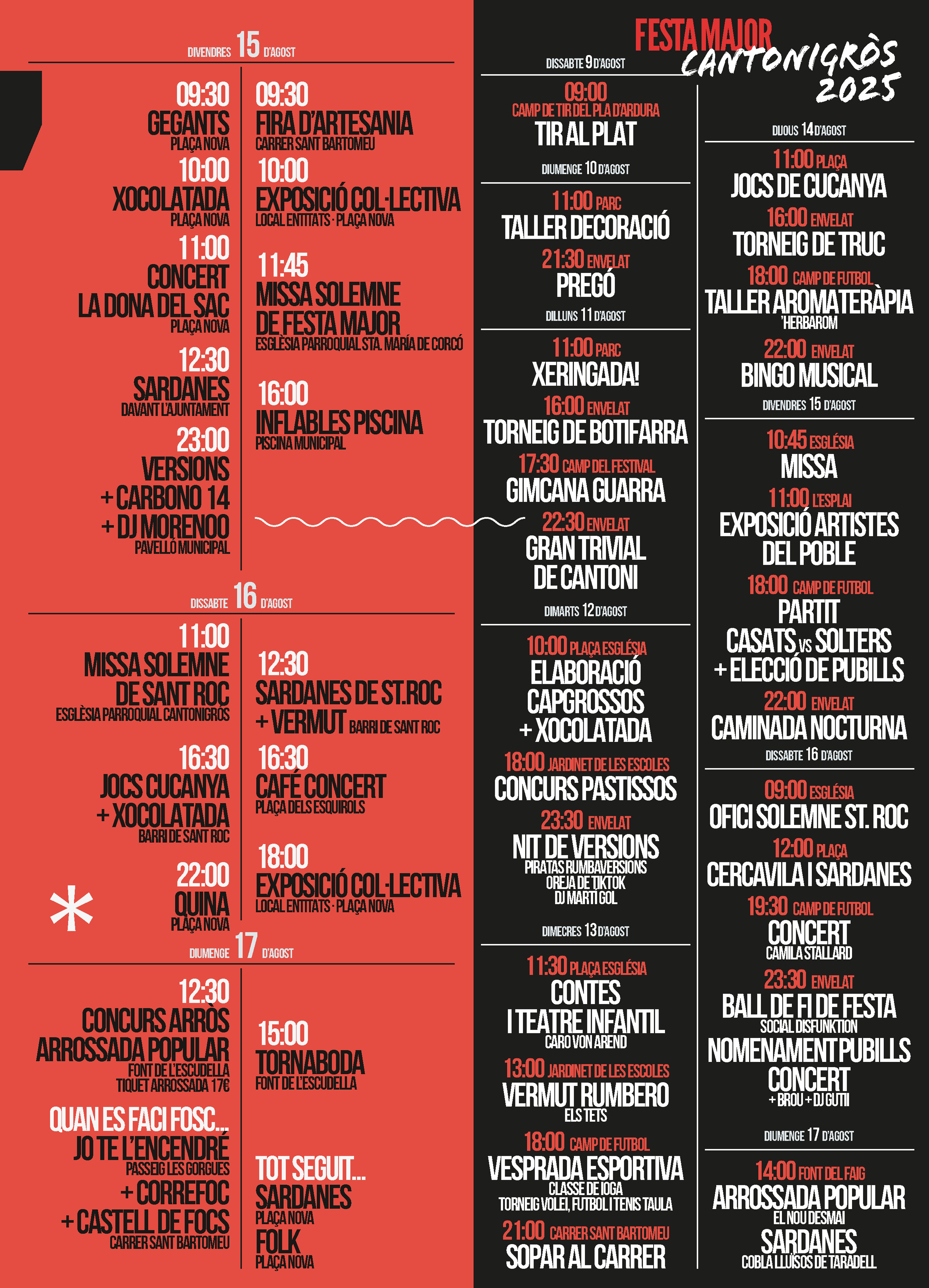 Festa Major de l'Esquirol i Cantonigròs