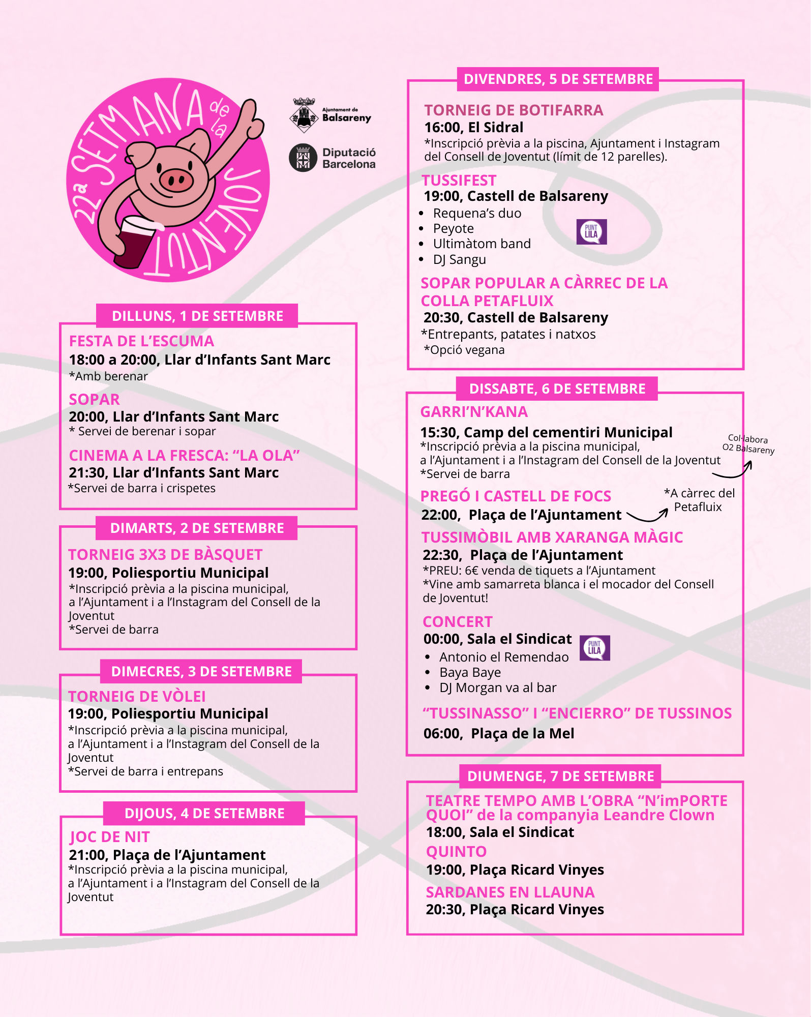 Setmana de la Joventut a Balsareny