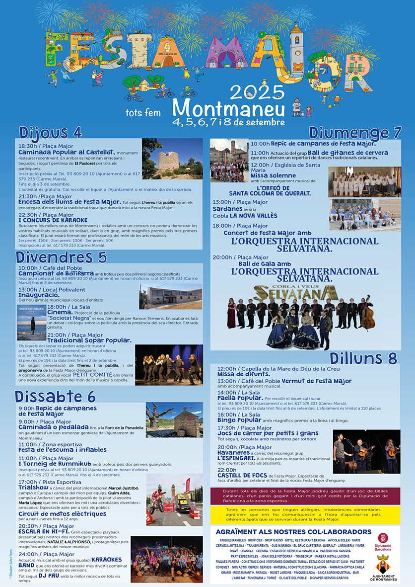 Festa Major de Montmaneu