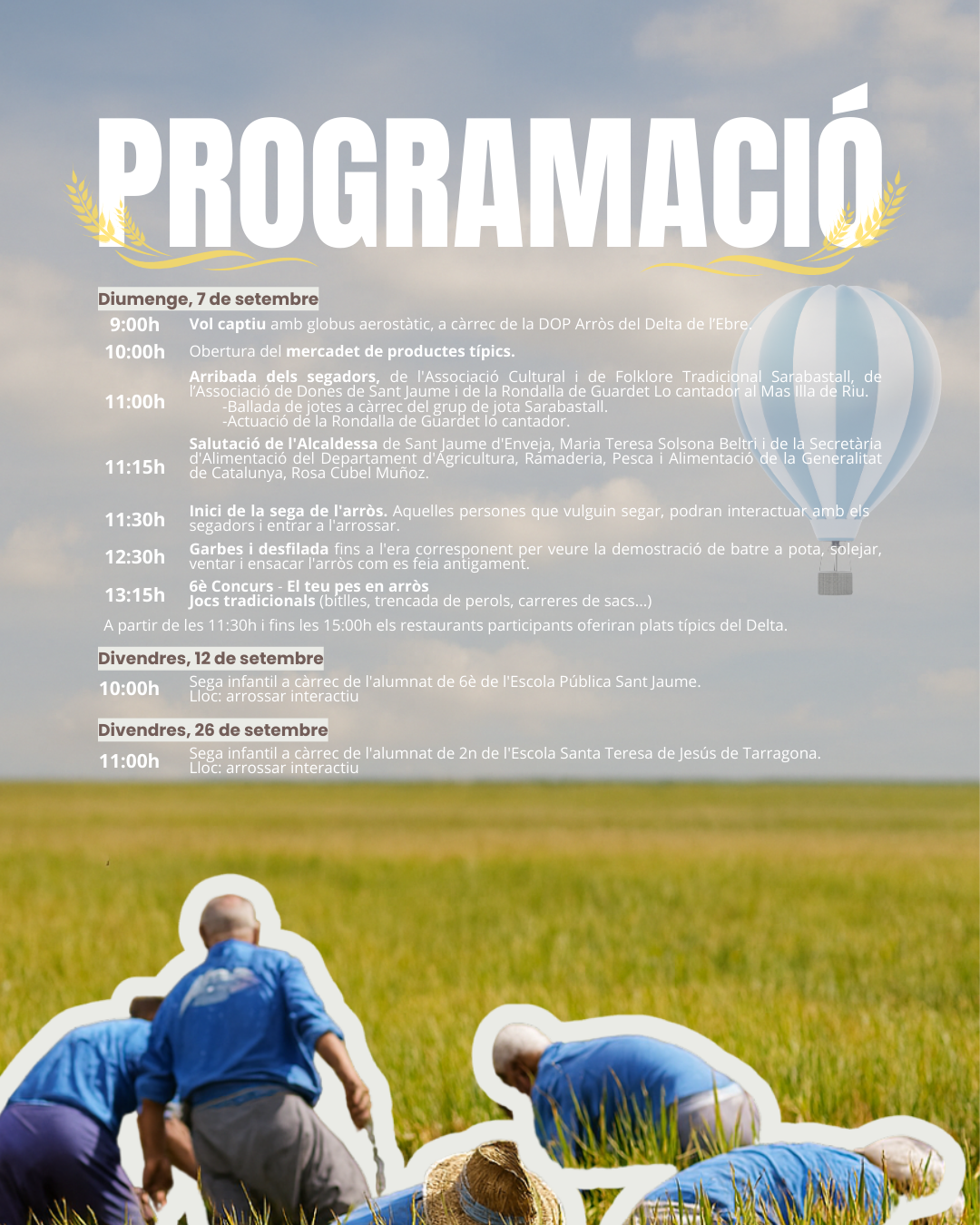 Festa de la Sega a Sant Jaume d'Enveja