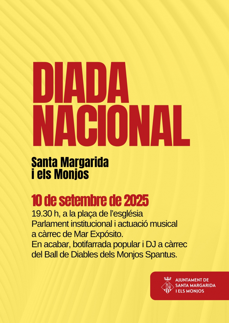 Diada Nacional de Catalunya a Santa Margarida i els Monjos