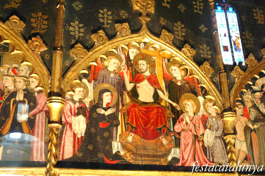 Cardona - Església parroquial de Sant Miquel, retaule de la Nativitat