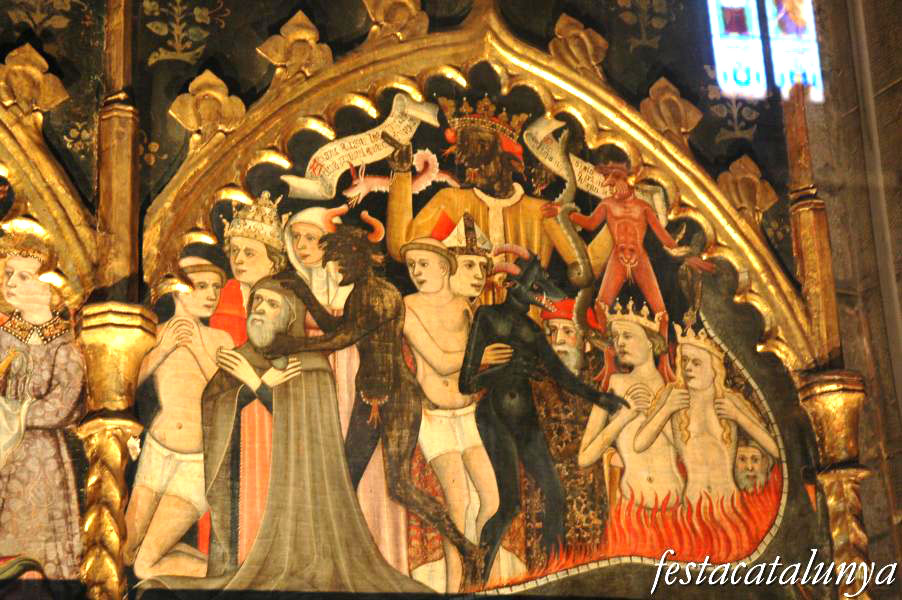 Cardona - Església parroquial de Sant Miquel, retaule de la Nativitat