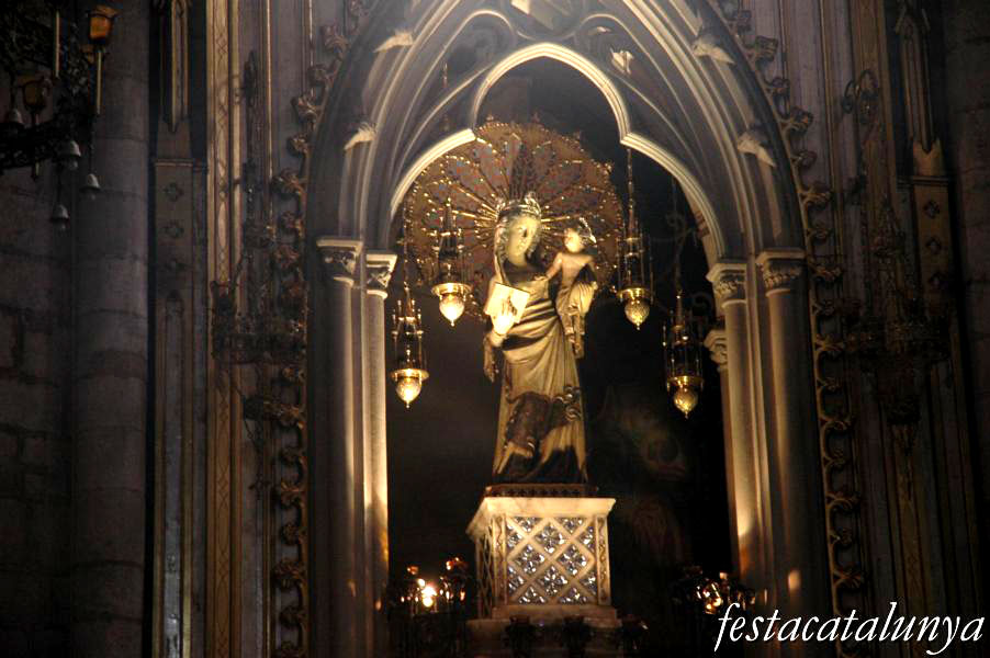 Cardona - Església parroquial de Sant Miquel, retaule de l’Esperit Sant