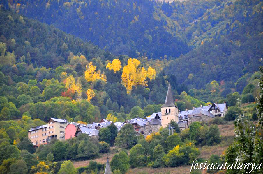 Vielha e Mijaran - Vista panoràmica del pòble de Casau
