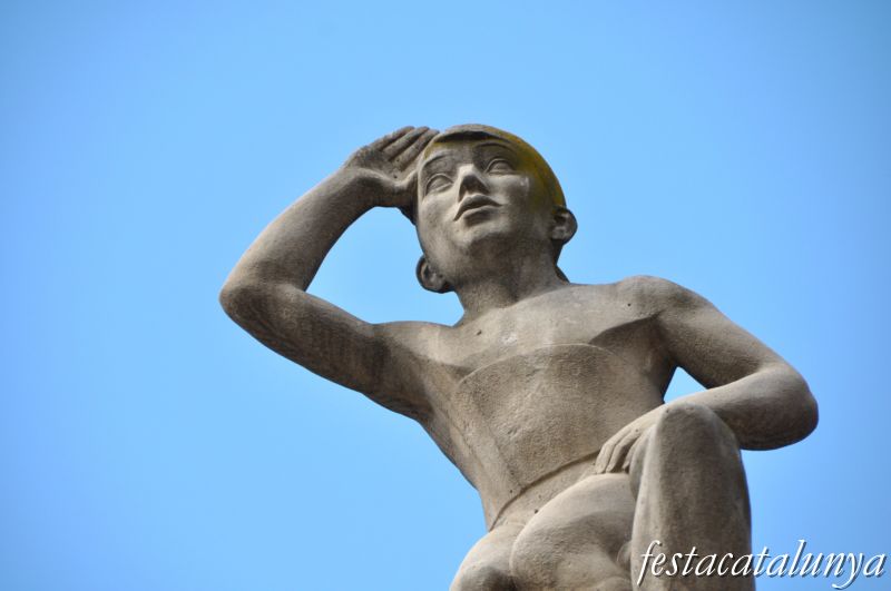 Monument als Castellers a Vilafranca del Penedès