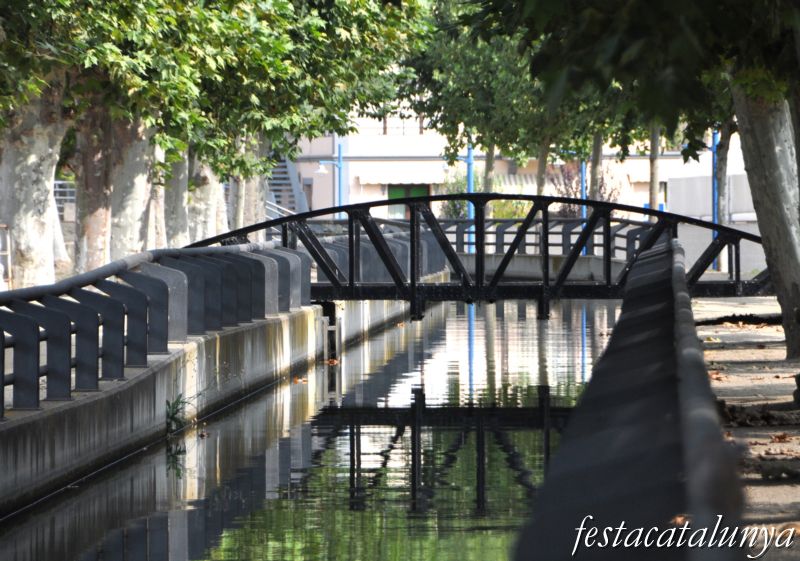 Sèquia del Canal d'Urgell a Mollerussa