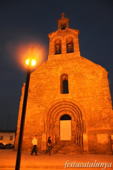 Església romànica i església nova de Sant Martí de Lleida