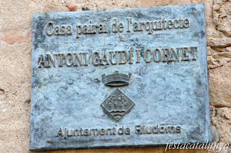 Casa Pairal d’Antoni Gaudí a Riudoms