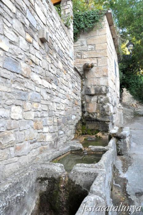 Vallfogona de Riucorb - Nucli antic (Font i abeuradors)