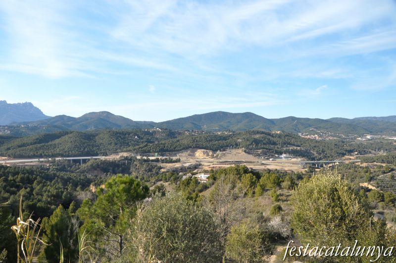 Ullastrell - Vistes panoràmiques des del turó del Rector