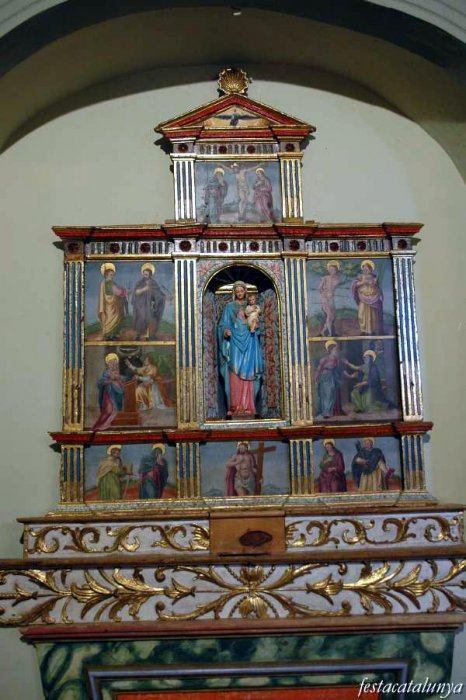 Calonge de Segarra - Retaule del Roser, de Sant Pere de l’Arç