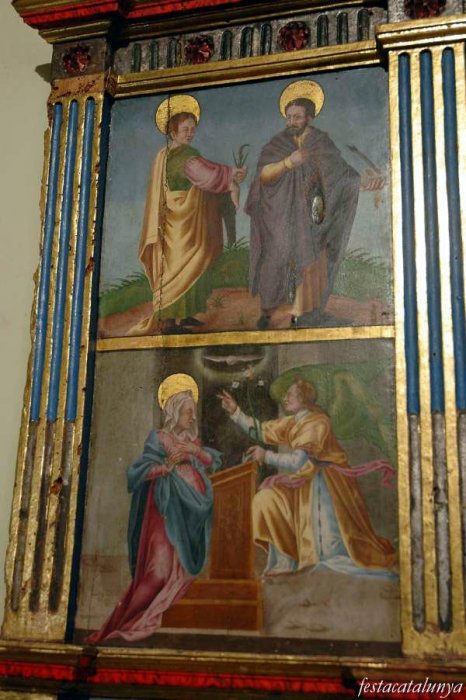 Calonge de Segarra - Retaule del Roser, de Sant Pere de l’Arç