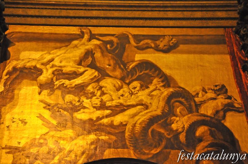 Vic - Pintures d’en Sert a la Catedral (Mal us de la vida al Deambulatori)