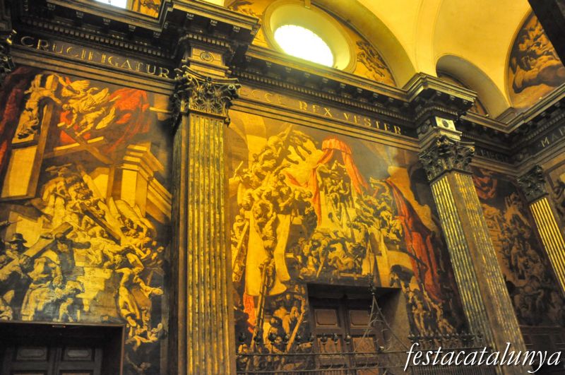 Vic - Pintures d’en Sert a la Catedral (Façana interior)