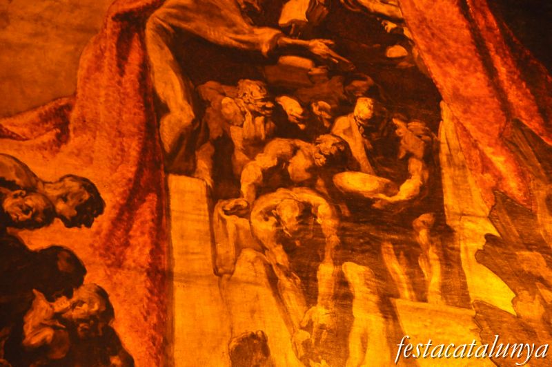 Vic - Pintures d’en Sert a la Catedral (Condemna de Jesús a la façana interior)