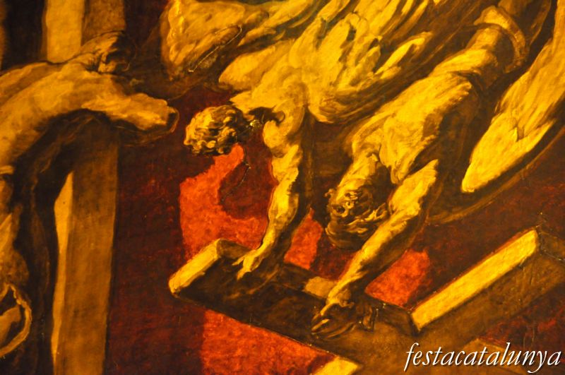 Vic - Pintures d’en Sert a la Catedral (Jesús camí del Calvari a la façana interior)