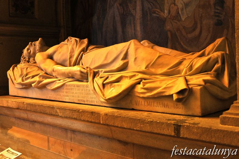 Vic - Jesús jacent a la capella de Montserrat