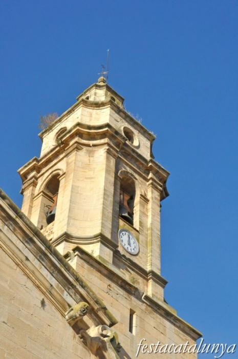 Espluga Calba, L’ - Campanar de l’església parroquial de la Immaculada Concepció