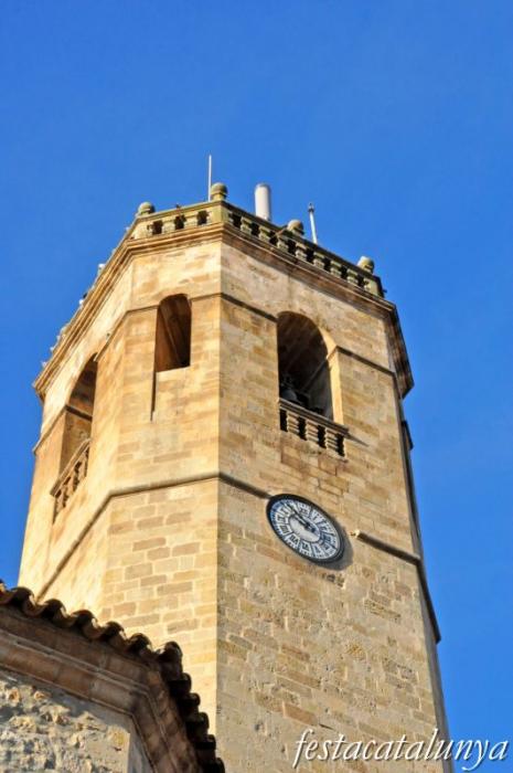 Juneda- Campanar de l’església parroquial de la Transfiguració del Senyor