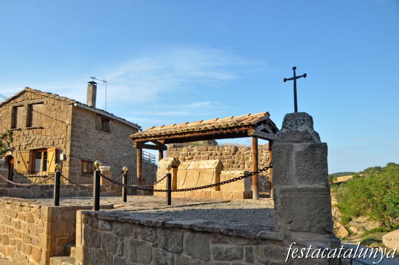 Torà - Sarcòfags medievals a Claret